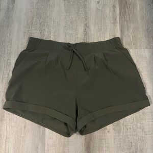 Zyia Olive Summer Shorts.